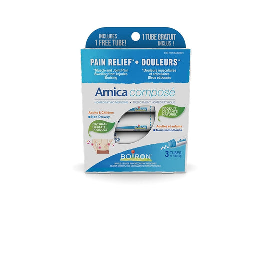 Boiron - Arnica compose - 3 Tubes of pellets