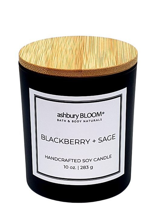 Ashbury Bloom - Blackberry + Sage Soy Wax Candle