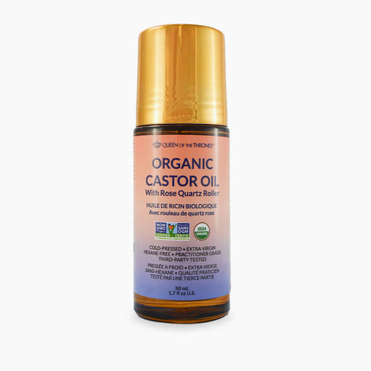 Queen of the Thrones - Castor Oil - 50ml Roll-On - Cold-Pressed